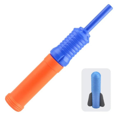 1pc Foam Rocket Launcher Toy Hand Pump Outdoor Kids Garden Game Set - NEW