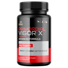 Primordial Vigor X- Bodybuilding & Men's Health Support- 90 Capsules