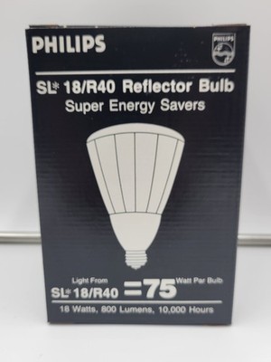 Philips Reflector Lamp Light Bulb  SL 18/R40 Fluorescent 23-Watt  23W 120V