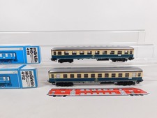 Märklin H0 AC 2x Voitures Voyageurs D-Zug DB 4111 Aüm 4112 Büm Box #EL500-1