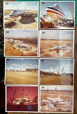 ONE (1) 1978 NASA Space Shuttle Enterprise 747 Mating at Redstone Airfield Photo