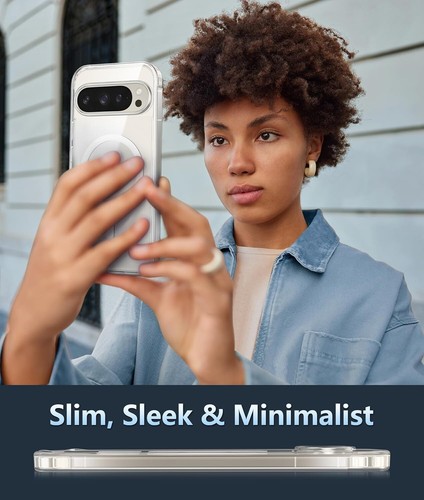 Funda Google Pixel 9 Pixel 9 Pro Magnética No Amarillenta Transparente Delgada Antigolpes - Imagen 7 de 7