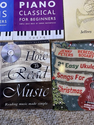 Lot of 11 Sheet Music / Read Music Books Piano Flute Horn Ukulele Beginners - Picture 6 of 7
