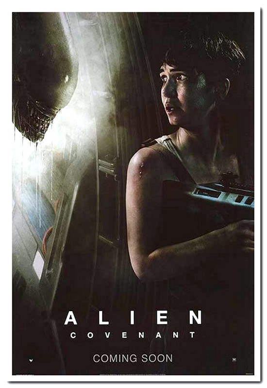 ALIEN COVENANT - 2017 - original 27X40 MOVIE POSTER - ADVANCE E