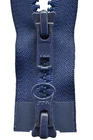 YKK 2 Way Zip Plastic 5 MM Navy Blue 50-100 CM for Jackets, U. Ä