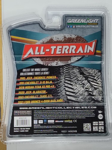 GreenLight All Terrain Series 1991 Chevrolet S-10 Baja 1:64 Scale - Picture 5 of 6