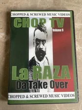 ✅RARE • DVD Chop TV “La Raza” Videos CHOPPED SCREWED spm lucky chingo bling juan
