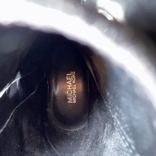 Michael Kors Women's Black Leather Tilda Quilted Bootie Size 5M see pictures - Picture 6 of 7