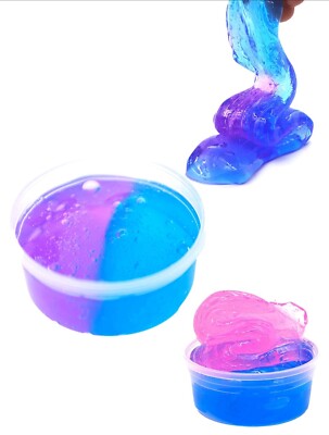1 Stück Zufällige Farbe Schöne Farbe Mischung Wolke Schleim Kitt Duft Anti Stress...