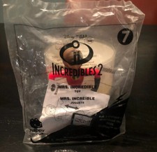 New Unopened Mrs. Incredible 7 Incredibles 2 McDonalds 2018 Happy Meal Toy