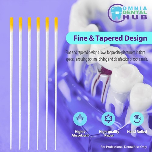 Dental Grade Piuma 0,02 saugfähiger Papier Punkte Gewindebohrer für Dental Endodontie - Bild 40 von 48