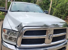 Aeroskin Chrome Hood Protector Bug Shield Deflector for 2010-2018 Ram 2500 3500