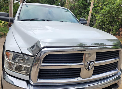 GalaxyMotoInc Chrome Hood Shield Bug Deflector For 2009-2016 Dodge RAM 1500