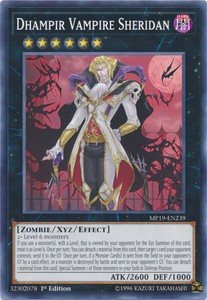 Dhampir Vampire Sheridan - MP19-EN239 - Common - 1st Edition x3 - Near Mint
