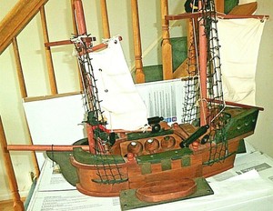 wooden pirate ship toy