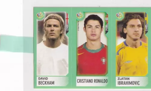 Panini World Cup 2006 Candy 88 176 49 - Cristiano Ronaldo Ibrahimovic Beckham 5