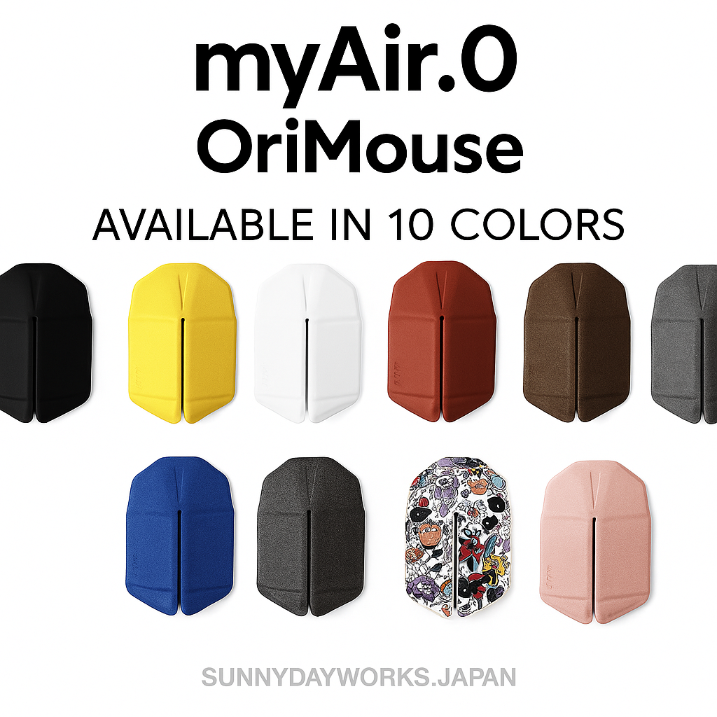 myAir.0 OriMouse Foldable Wireless Mouse Bluetooth Type-C 10