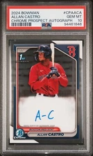 2024 Bowman - Chrome Prospect Autographs #CPA-ACA Allan Castro (AU, RC)