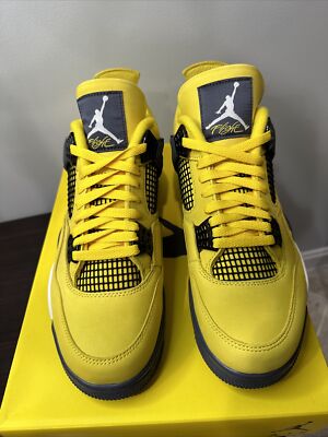 Nike Air Jordan 4 Retro Lightning Size 10 | eBay