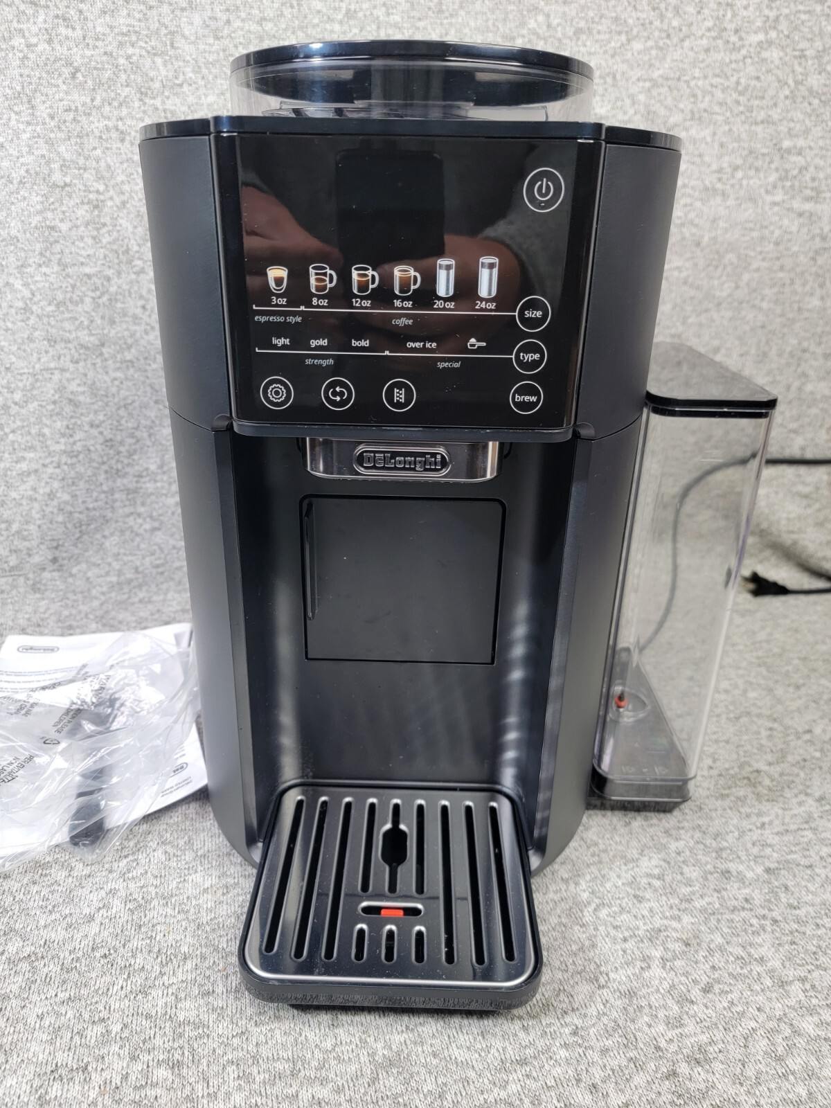 De'Longhi TrueBrew Automatic Drip Coffee Maker, Built in Burr Grinder