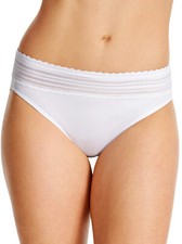 Warners Women's No Pinching No Problem Hi-Cut Brief With Lace 5109