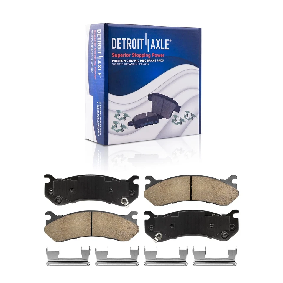 Front Rear Ceramic Brake Pads for Avalanche Sierra Suburban 1500 Escalade Yukon - Image 3 of 4