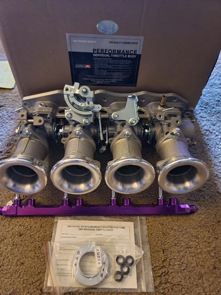 OBX Itb's cuerpos de acelerador individuales gsr b18c1 serie b honda Foto 4 de 4