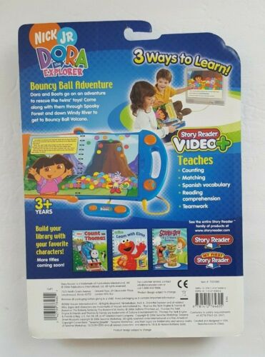 NEW Story Reader Video+ Dora Bouncy Ball Adventure - Game and Book - Picture 2 of 2