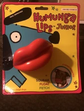 HUMUNGA LIPS RUBBER PET DOG TOY FETCH BALL Medium - Large Dogs  NEW!