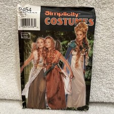 UNCUT, Discontinued Andrea Schewe Simplicity Costume 9454 Sz 6-12