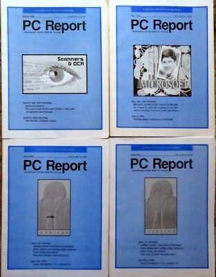 PC REPORT - Boston Computer Club IBM PC Group - 3 Issues from 1989