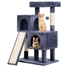 36 inches Cat Tree for Indoor Cats Cat Tower with Scratching Posts Multi-Level