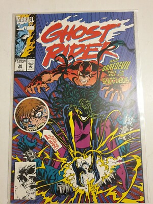 GHOST RIDER #36 Marvel Comics 1993 Rare Unread Condition Nm Free P&P + Daredevil