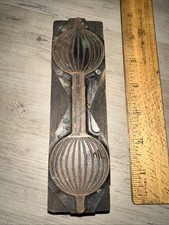 Printing Block “ Unknown Image??” Beautiful Details! Early Lightbulb? Copper