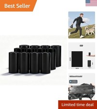 Black Dog Waste Bags - Extra Thick Leak-Proof Poop Bags, 3 Rolls