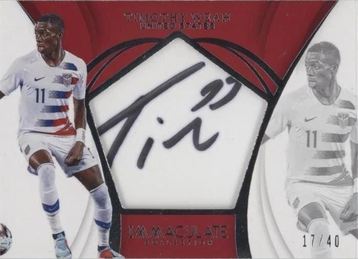 25+ Panini Immaculate Collection Soccer Trading Cards 2018-19 for