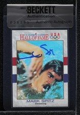 BAS 1991 Impel US Olympicards Hall of Fame Mark Spitz Seal of Authenticity 3c7