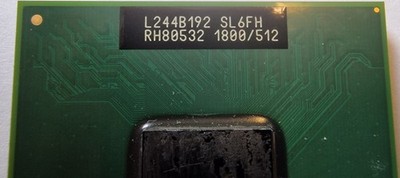 Intel Mobile Pentium 4-M 1.8 GHz Processor SL6FH RH80532 #B-462-06