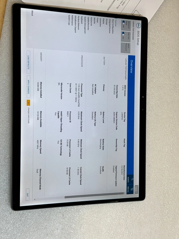 Dell Latitude 7320 Detachable 13 Zoll Tablet i5-1140G7 16GB 512GB SSD WIN11 - Bild 4 von 4