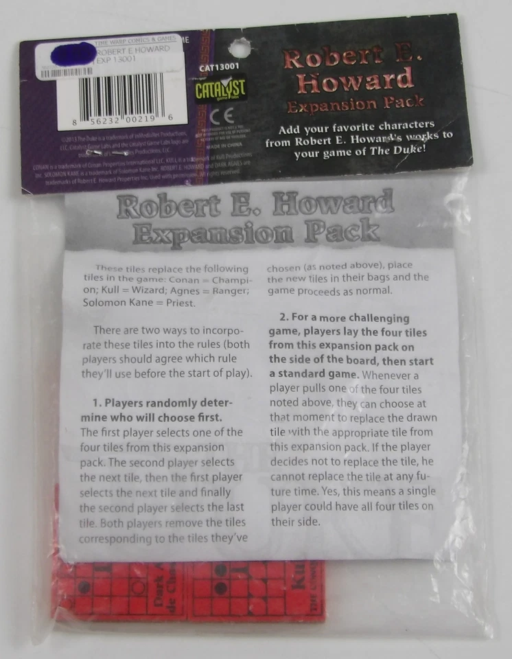The Duke - Robert E. Howard Expansion Pack NEW Catalyst Game Labs - Image 2 of 2