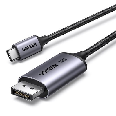UGREEN USB C auf DisplayPort 2.1 Kabel 16K@30Hz 8K@120Hz 4K@240Hz 2K@360/480Hz Th