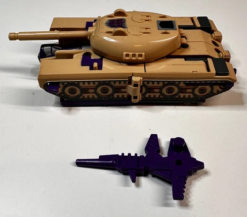 1984 G1 Transformers Decepticon Triple Changer Blitzwing Turret/Weapon Free Ship