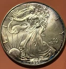 1996 $1 American Silver Eagle Dollar Bullion .999 fine silver key date & low pop