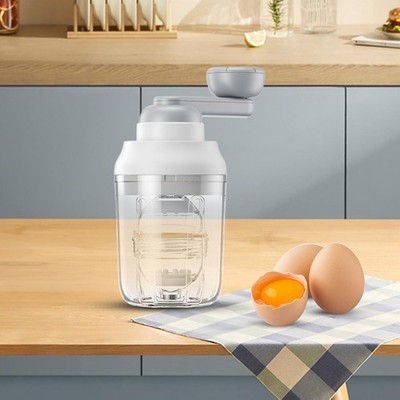 Küchenmixer aus Kunststoff mit Schneebesenfunktion und Gewürzspender