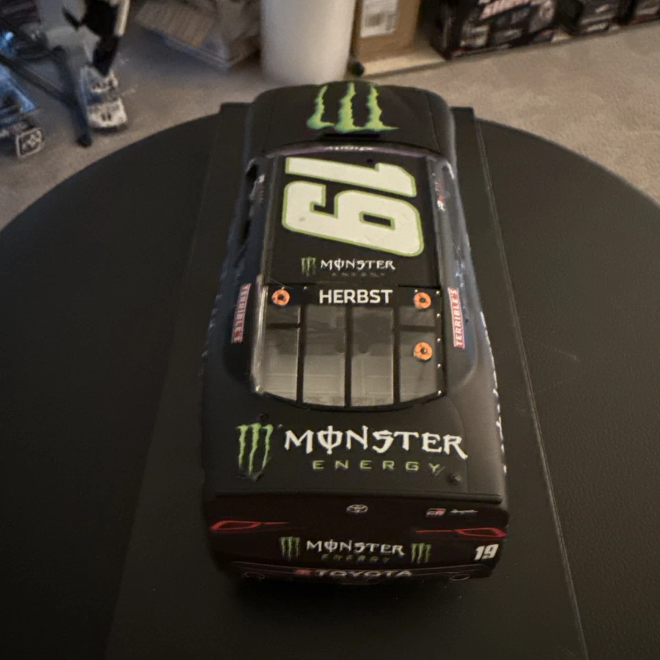 2025 Custom-Made Riley Herbst #19 Monster Energy Toyota Supra 1/24 Diecast - Image 4 of 4