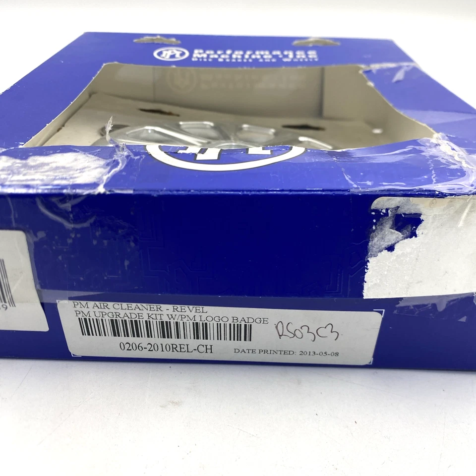 NOS Performance Machine Revel Chrome Air Cleaner Faceplate & Medallion Harley - Image 2 of 4