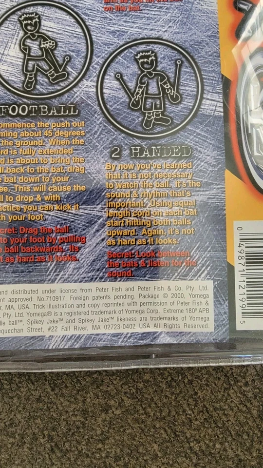 Nueva bola de remo ajustable Yomega Extreme 180 APB rara Peter Fish 2000 Foto 3 de 4