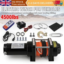 Winches 4500lb 12v Wireless Recovery Budget Electric Winch with Wireless Remotes