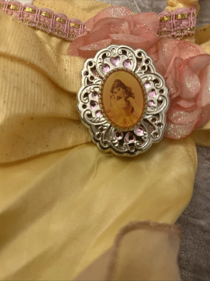 Disney Beauty & The Beast Belle Princess Size Xs(4) Belle Costume Halloween Play - Image 3 of 4