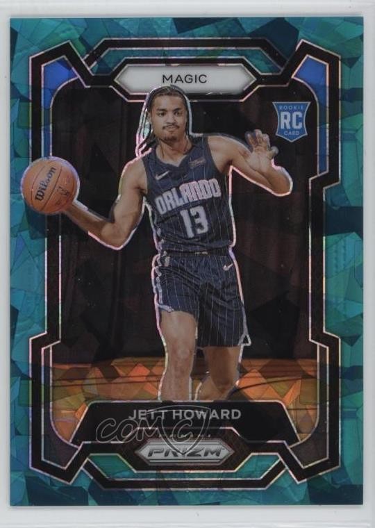 2023-24 Panini Prizm Teal Ice Prizm 100/225 Jett Howard #132 0w4d